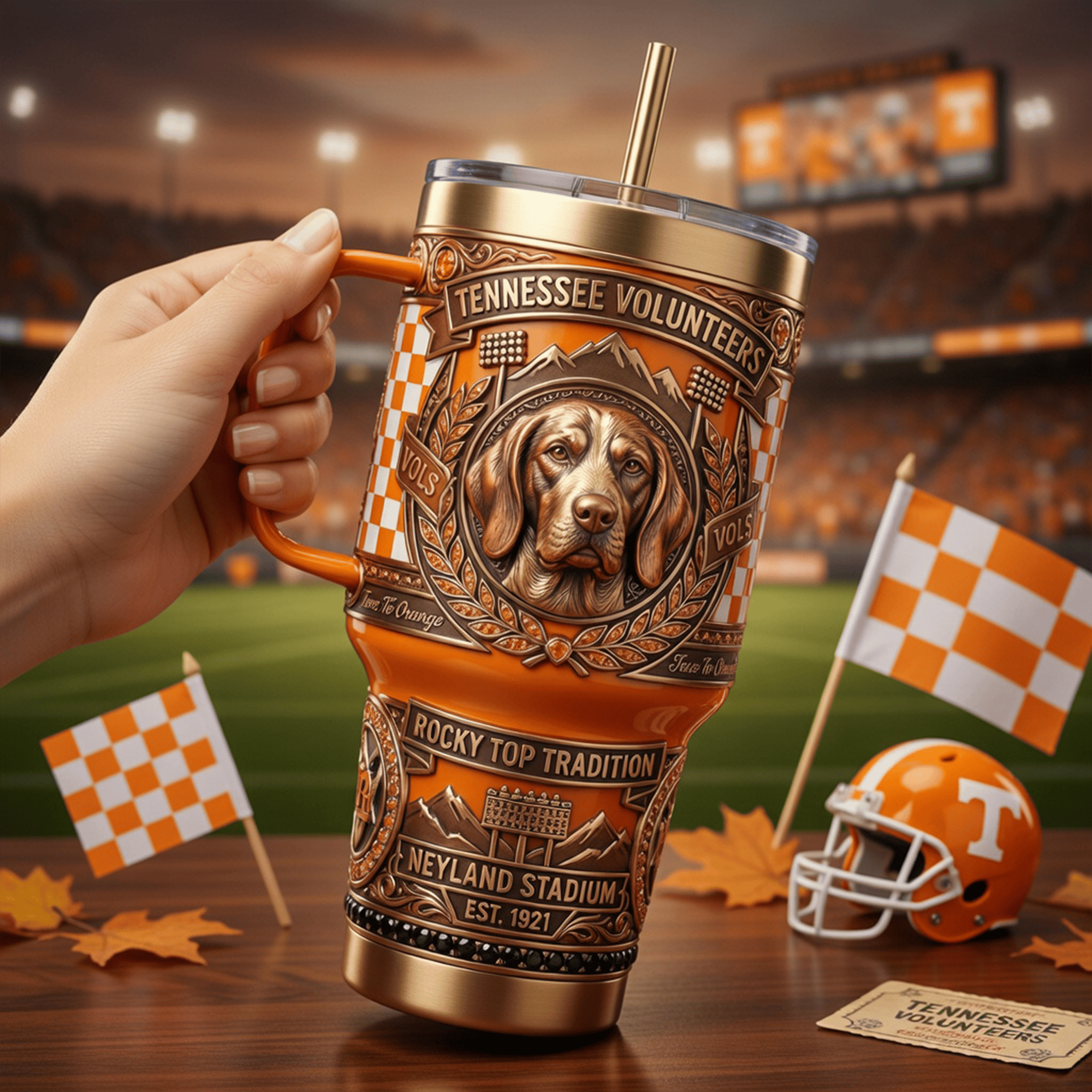 TVF 40oz Tumbler With Handle LNTH