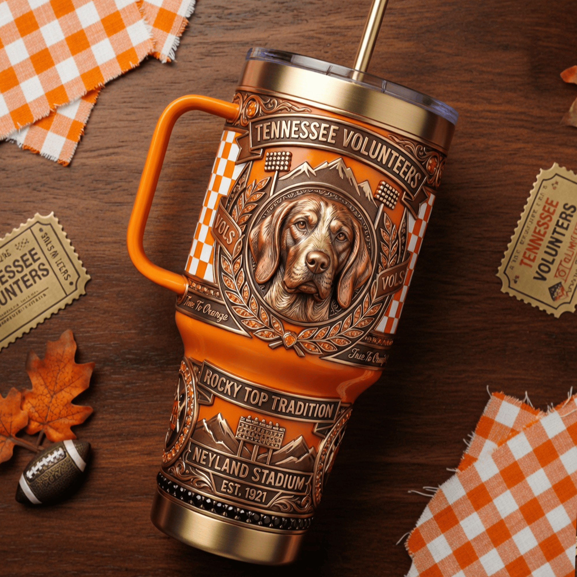 TVF 40oz Tumbler With Handle LNTH